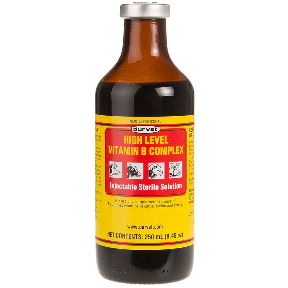 Durvet High Level Vitamin B Complex Injectable 250ml