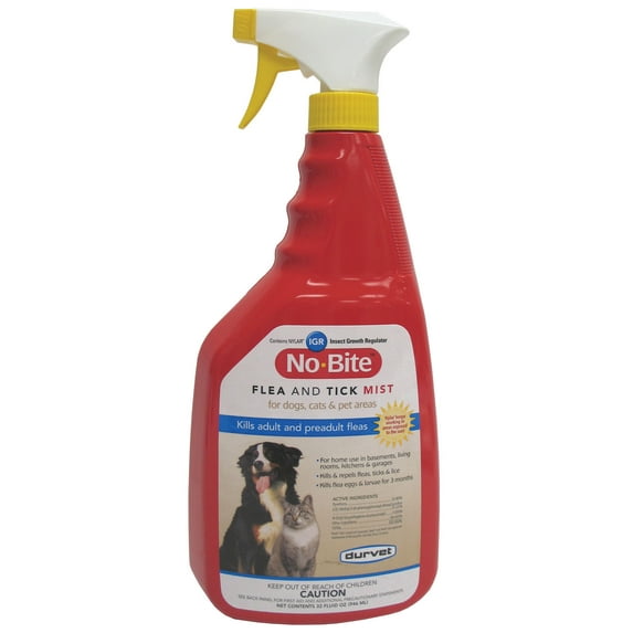 Durvet No-Bite IGR Flea and Tick Mist for Dogs and Cats 32 oz.