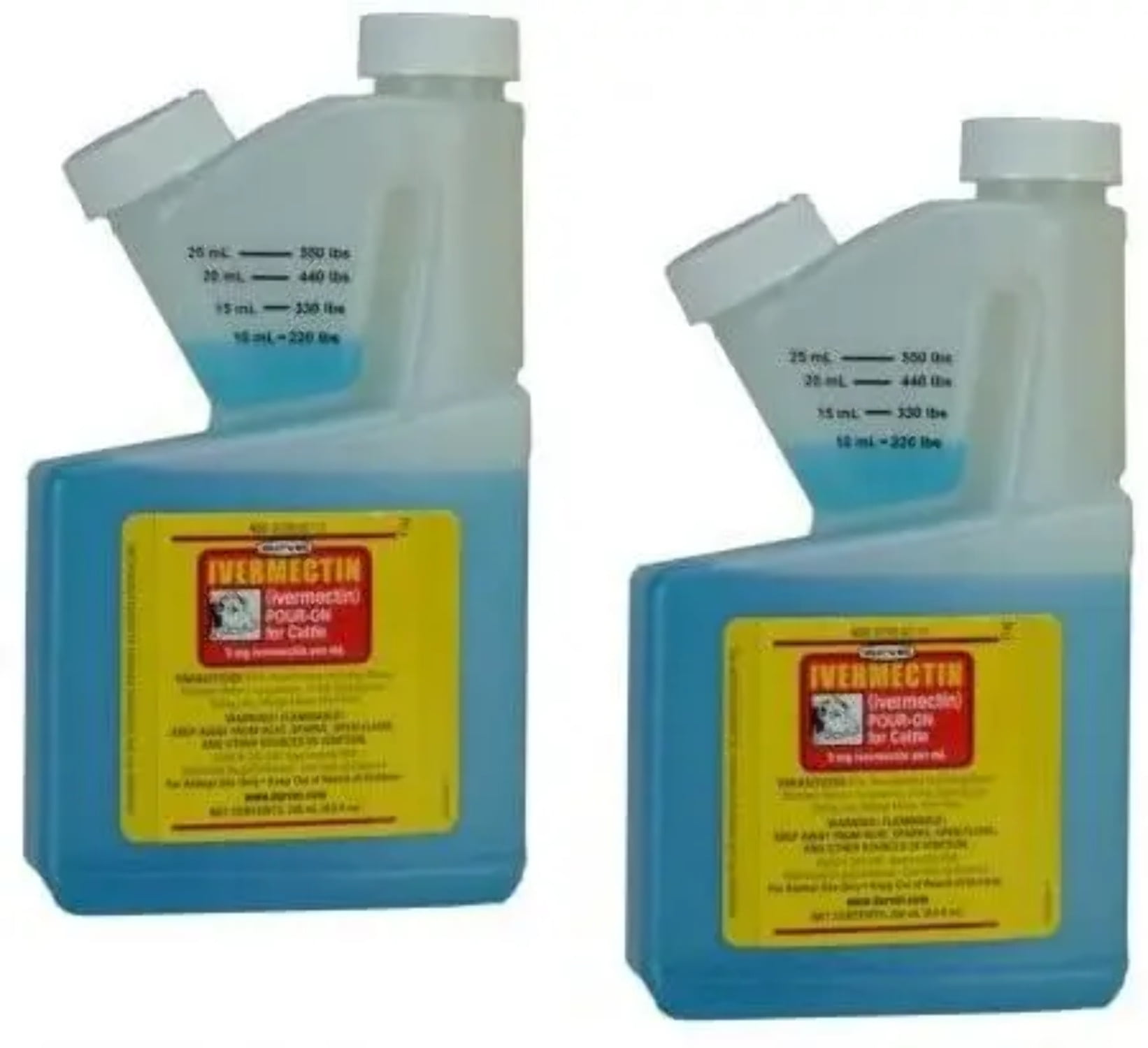 Durvet Pour On Parasiticide for Cattle 250mL 2-Pack