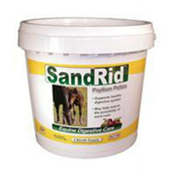 Durvet SandRID Psyllium Pellets for Horses, Apple Flavored, 5lb Pail