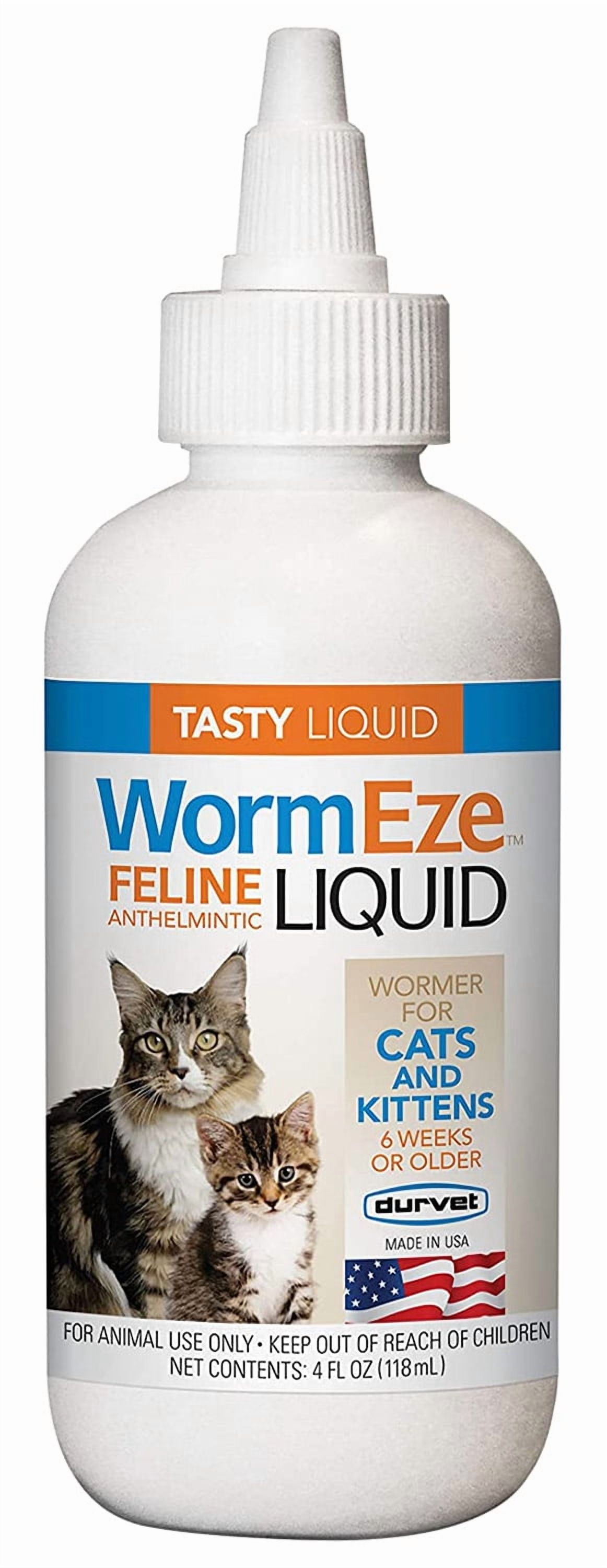 Durvet WormEze Cat/kitten Dewormer - Liquid 4 fl oz