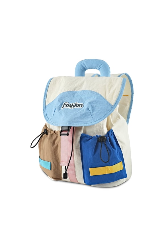 Casual Cute Drawstring Backpack Sackpack Cinch Bags With Water Bottle Holder