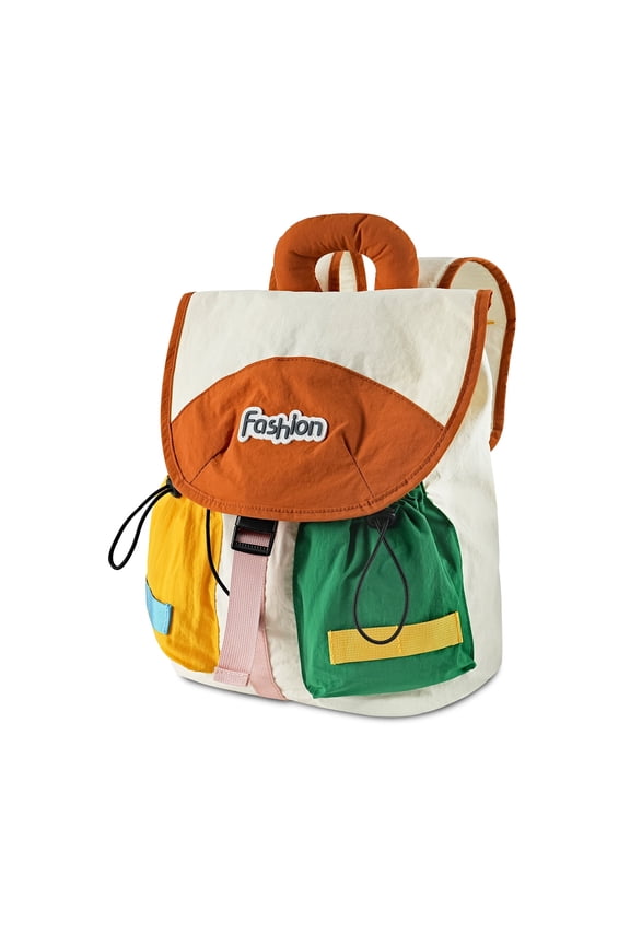 Casual Cute Drawstring Backpack Sackpack Cinch Bags With Water Bottle Holder