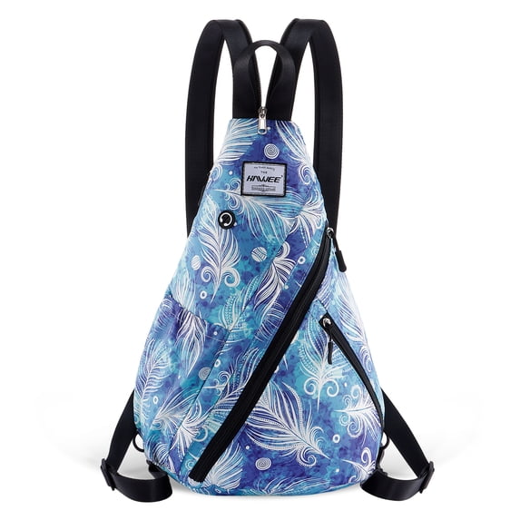 Duryarhall Convertible Chest Bag Water-Resistant Backpack For Travel Work Sport