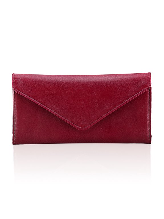 Foldable Envelope Wallet RFID-Blocking Credit Card Case With Zipper Coin Pocket