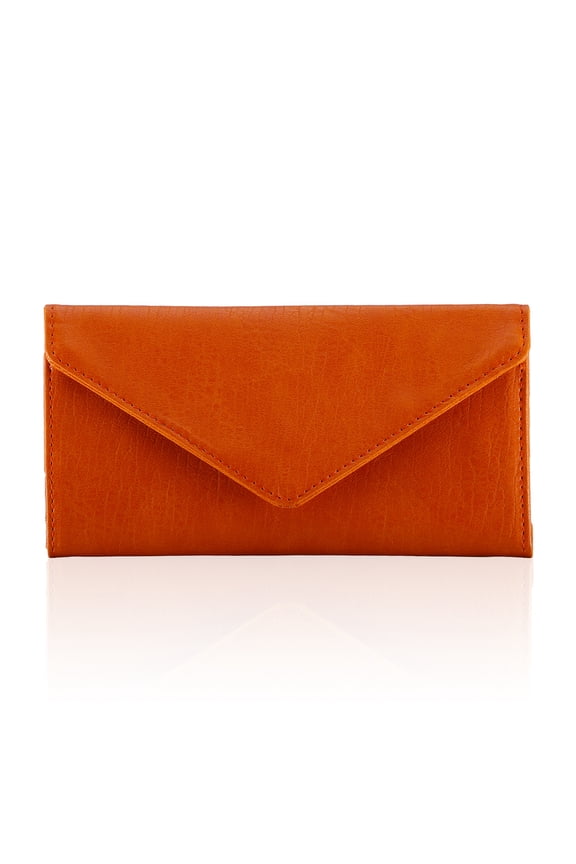 Foldable Envelope Wallet RFID-Blocking Credit Card Case With Zipper Coin Pocket