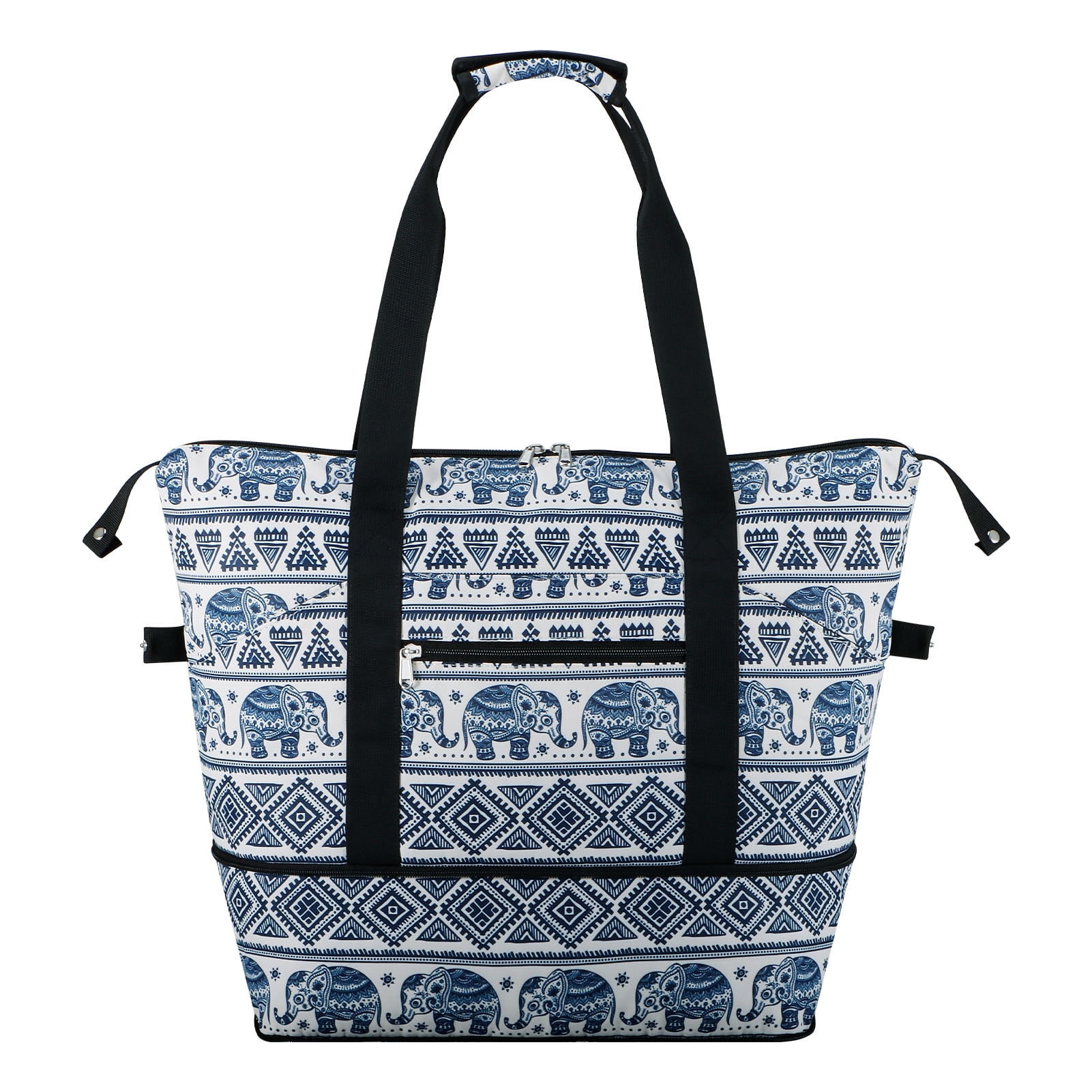 Duryarhall Foldable Multiple Pockets Sports Tote Handbag Single Shoulder Waterproof Travel Bag