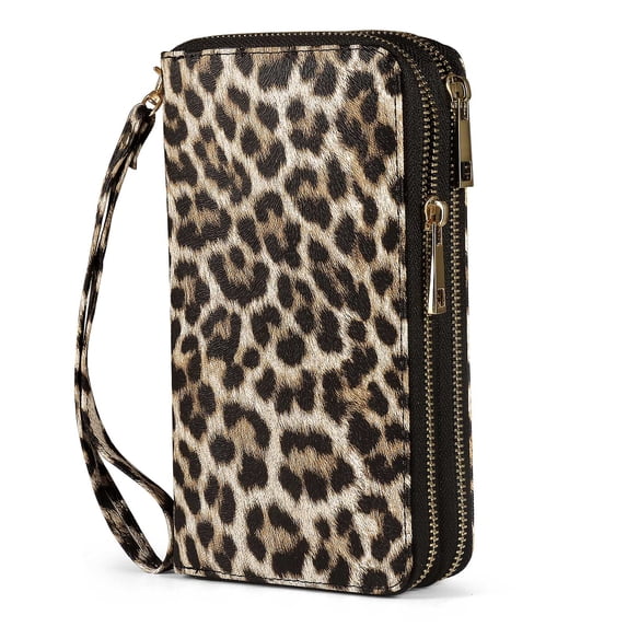 Duryarhall Large Travel Clutch Purse RFID Blocking Cellphone Wristlet Wallet For Women
