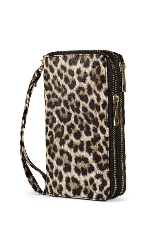 Large Travel Clutch Purse RFID Blocking Cellphone Wristlet Wallet For Women