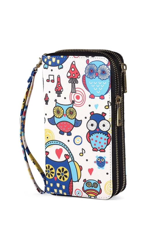 Large Travel Clutch Purse RFID Blocking Cellphone Wristlet Wallet For Women