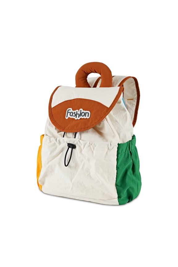Lightweight Nylon Daypack Multi Pocket Casual Shoulder Bag Mini Backpack
