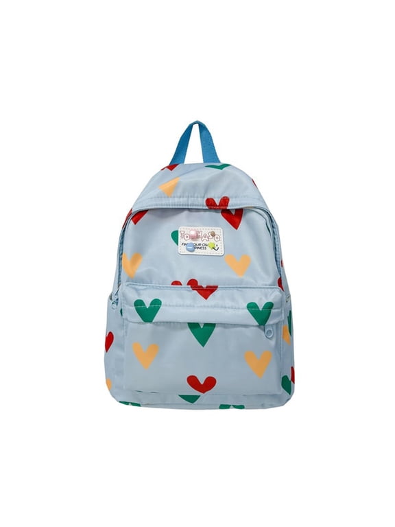Mini Cute Backpack Sweet Heart-Shaped Pattern Backpack For Daily