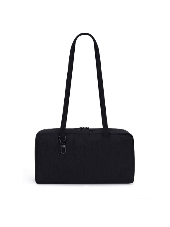 Nylon Bowler Bag for Women, Large Hobo Shoulder Tote Bag Lightweight Casual Handbag for Work, Travel & Daily Use