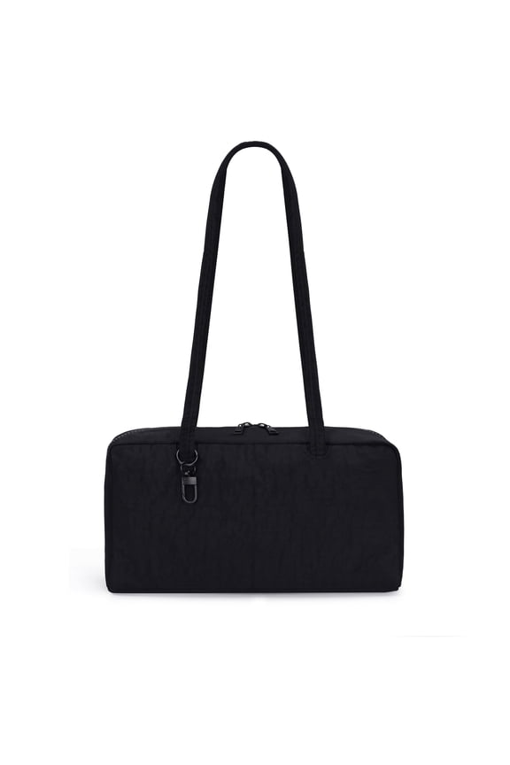 Nylon Bowler Bag for Women, Large Hobo Shoulder Tote Bag Lightweight Casual Handbag for Work, Travel & Daily Use