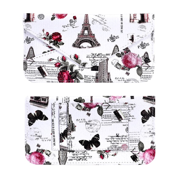 Duryarhall Women's Card Wallet Envelope Style Credit Card Holder Cute Cash Wallet for Ladies
