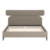 Dusa King Bed Olive Brown