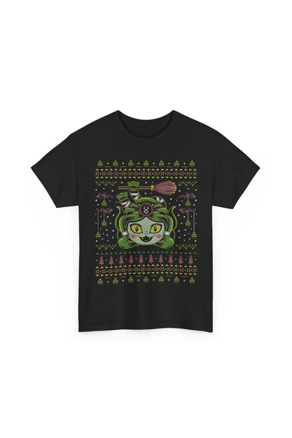Dusa Ugly Sweater Unisex T-Shirt. Hades Video Game. Christmas. Xmas. Medusa.