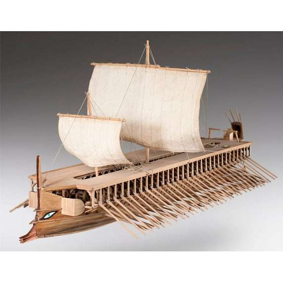 Dusek Greek Trireme Model Ship Kit, 480 B.C. � Scale 1:72