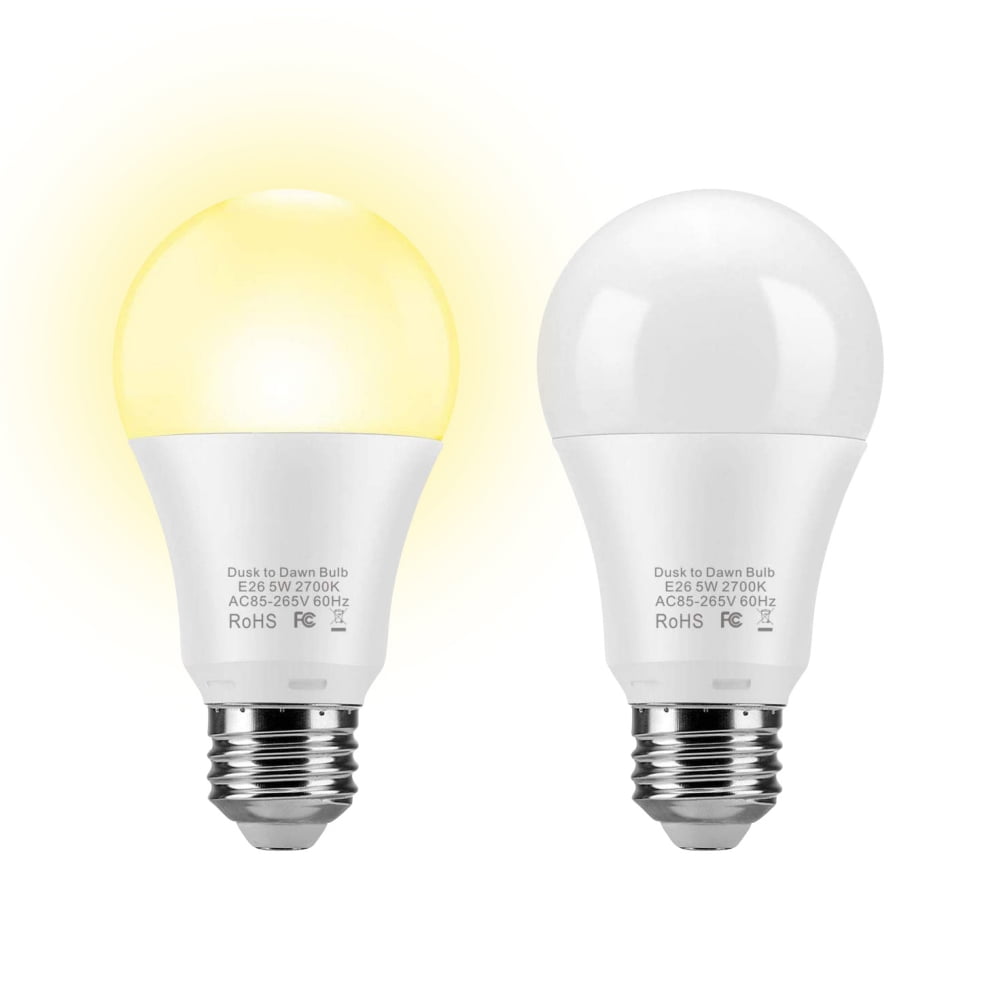 Dusk to Dawn Light Bulb,Sensor LED Bulbs Smart Lights Bulb 5W Automatic