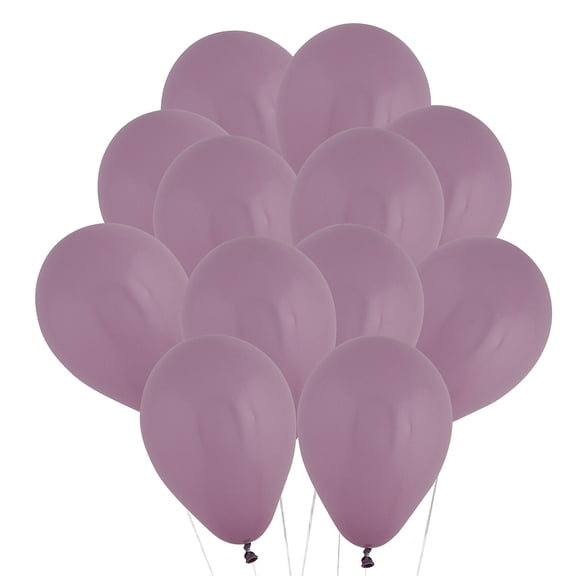Dusk Lavender Pastel Natural Colors 5" Latex Balloons - 12 Piece