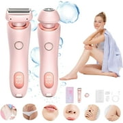 Dusk Razor for Women, Glide Pro 3.0 Razor, Dusk Glide Pro 3.0 Shaver, The Glide Pro 3.0 Razor Dusk Official, Waterproof Dusk Official Razor Painless, Smooth Shave Pro, Silk Glide Pro(Pink)