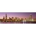 thumbnail image 1 of Dusk Skyline Chicago IL USA Poster Print by  - 36 x 12, 1 of 1