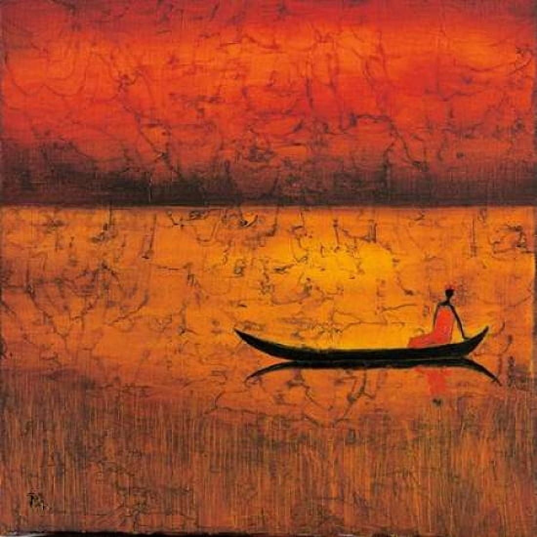 Dusk Voyage Canvas Art - Michel Rauscher (24 x 24)