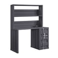 thumbnail image 1 of Dusk and Hutch Set with Metal Base and Storage Compartments, Gray - Saltoro Sherpi, 1 of 5