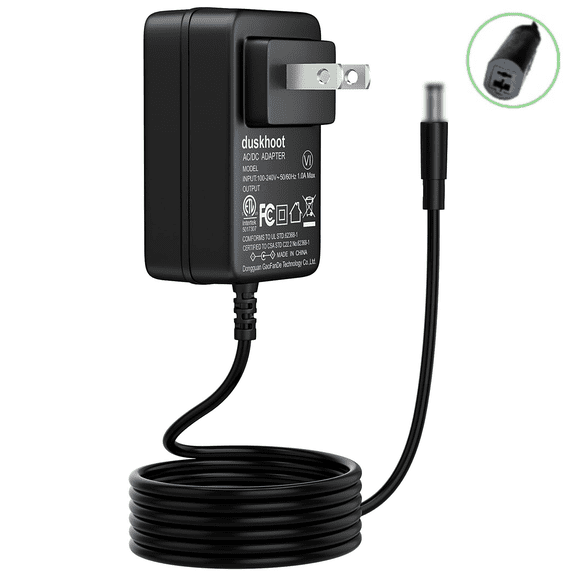 Duskhoot 2-Prong 6V AC/DC Adapter Compatible with Stranne G0901 B0901 22217 Medusa Stainless Floor Lamp LED Driver KFP0600500L KFP-0600500L KMV-060-030-NA 1