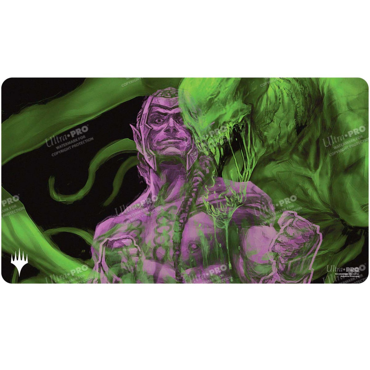 Ultra PRO: Playmat - Duskmourn (Alt Art Key Character Mythic 2 - Tyvar, the Pummeler - Double Exposure Alt) main image 1