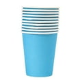 thumbnail image 1 of Dusknt 10 Pieces 9 Ounce Disposable Paper Cups Cups Drinking Cups for Diy and Holiday 15Colors， Glass&Bottle, 1 of 4