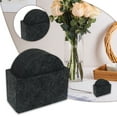 thumbnail image 1 of Dusknt 12Pcs Felt Drink Coasters, Hexagon Absorbent Cup Mats, Heat Resistant Table Protector, Non-Slip Reusable Coaster Set for Home Kitchen Bar Table Decor, 1 of 3