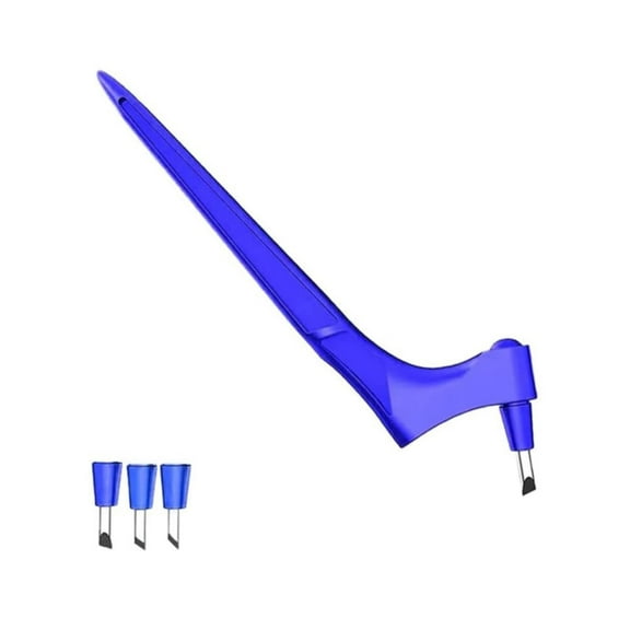 Dusknt 360 Degree Rotating Utility Knife Blue A, Cutter,Craft Cutting Tools 360 Rotating Craft Cutting Stainless Cutter Pen with 15 30 45 for Stencils Scrapbooks Diy Crafts