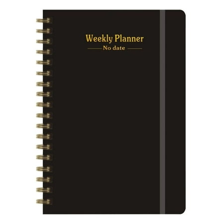 Dusknt A5 Notebook Gold Stamping Cover E, Notebook