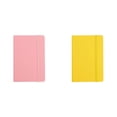 thumbnail image 1 of Dusknt A6 Hardcover NoteBo0k with Pan Loop, Small Pocket Journal for Purse Daily Notes, Cute Petite Memo Notepad College Ruled for Travel Work Sch00l, Horizontal Stripe, 2 Pc, 1 of 7