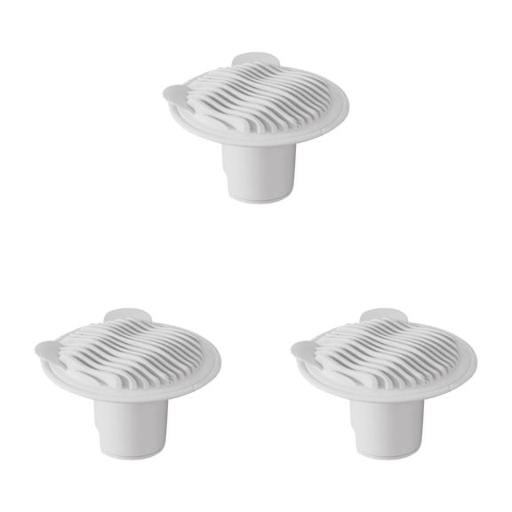 Dusknt Anti Odor Floor Drain Cover, Bathroom Sewer Deodorizer Trap, Anti Clogging Filter for Floor Drain, Insect Proof Drain Plug, 3Pc