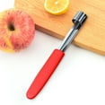 thumbnail image 1 of Dusknt Apple and Pear Corer Red, Home & Garden,Rackstainless Steel Core Seed Remover Fruit Apple Pear Corer Easy Twists Kitchen Tool, 1 of 4