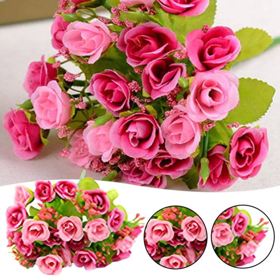 Dusknt Artificial Yel Roses, Long Artificial Roses, Single Lifelike Rose for Wedding Bouquet Vase Fer Arrangement Home Decor, 23 Head