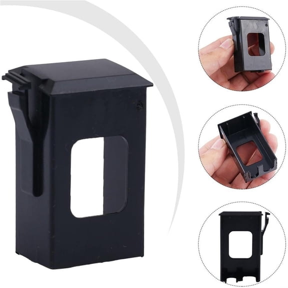 Dusknt Battery Outer Cover Plastic Shell, EQ-7545R Battery Compartment, 9V Box for Acoustic Guitar Pickup
