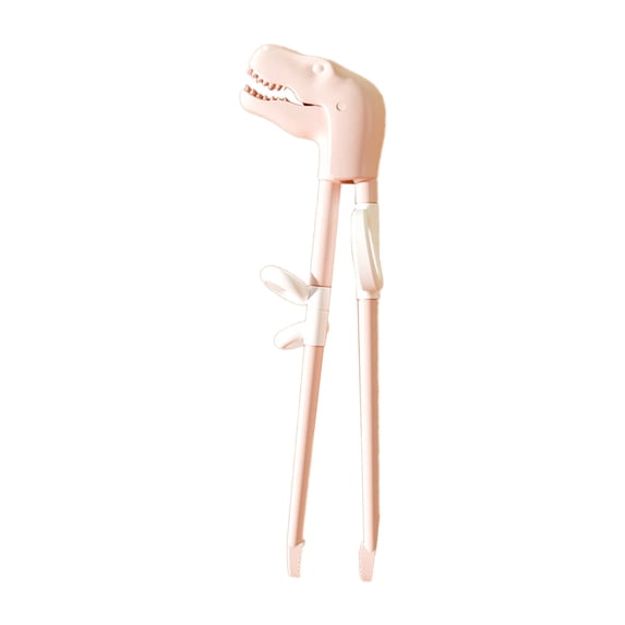 Dusknt Cartoon Training Chopsticks, Non Slip Chopsticks, Dinosaur Elastic Feeding Tool, Durable Household Learning Tableware