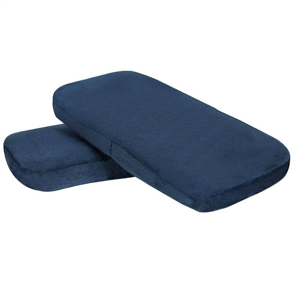 Dusknt Chair Arm Cover Navy Blue, Gloves,Extra Thick Chair Armrest Cushions Pillow Pressure Chair Gaming Chair Armrest with Memory Foam Armrest Pads 2 Piece Set of Chair (Gray)