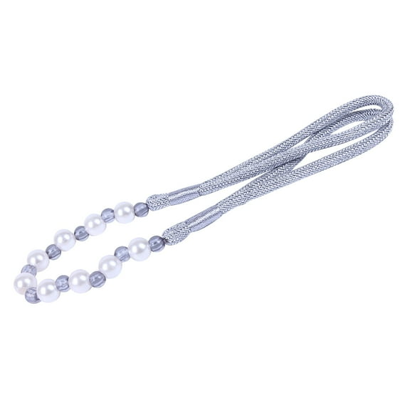Dusknt Clearance Item 2 Pack Acrylic Pearl Curtain Tie Backs Curtain Hooks Elegant Beads Curtain Rope Straps Decorative Holdbacks Curtain Holders 29In Clearance Sale, 1 Pair of Curtain Ties