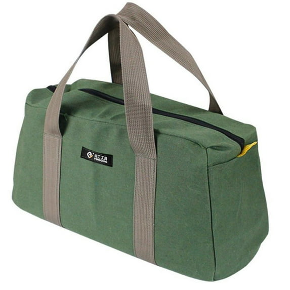 Dusknt Clearance Sale! 16 Inch Canvas Multifunctional Repair Tool Bag Portable Tool Bag, 1X Tool Kit