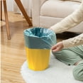 thumbnail image 1 of Dusknt Clearance! Trash Can, Creative Trash Can Small Yellow Plastic Diamond Shaped Garbage Home Creative Large Bathroom Kitchen Ring Garbage Living Room Garbage Rubbish, 1X Trash Can, 1 of 7