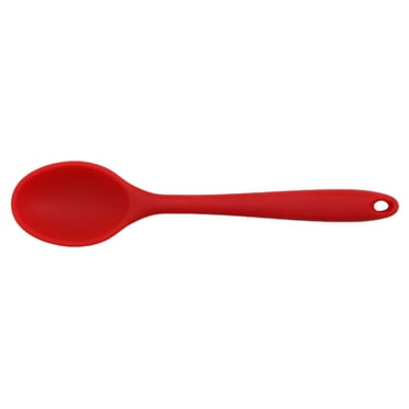 Dusknt Cooking Utensils Clearance! Cooking Utensils, Silicone Spoon Kitchenware Integrated Cooking Spoon Red, 1*Spoon