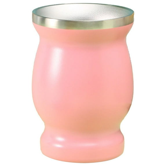 Dusknt Cross-border 304 stainless steel mate cup creative gourd-shaped Argentine mate cup color spray water cup AA, Glass&Bottle,