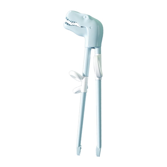 Dusknt Dinosaur Training Chopsticks, Non Slip Learning Chopsticks, Cartoon Elastic Pp Tableware, Reusable Beginner Eating Helper