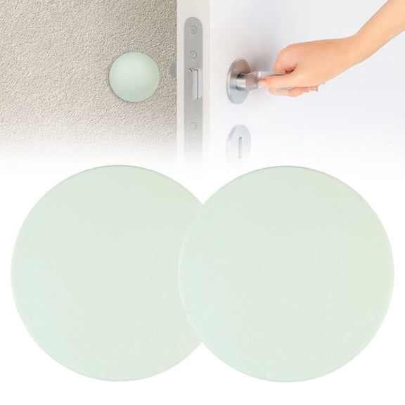 Dusknt Door Stoppers for Wall, Door Stoppers, Door Knob Wall Protector, Peel & Stick Door Bumper, 5Cm Silicone Wall Protector, No Drill Adhesive Stopper for Door Handle Cabinet Furniture