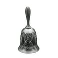 thumbnail image 1 of Dusknt Hand Bell Call Bell Musical Instrument with Floral Pattern for Home School Church Restaurants， Chimes, 1 of 8
