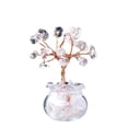 thumbnail image 1 of Dusknt Healing Tree, Indoor Decor Ornament – Positive Energy Natural Gemstone Tree, Compact Copper Wire Craft for Living Room Shelf Decor, 1 of 4